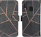 iMoshion Hoesje Geschikt voor Samsung Galaxy A20e Hoesje Met Pasjeshouder - iMoshion Design Softcase Bookcase - Goud / Zwart / Black Graphic