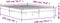 vidaXL - Bedframe - bewerkt - hout - metaal - gerookt - eikenkleurig - 135x190 - cm