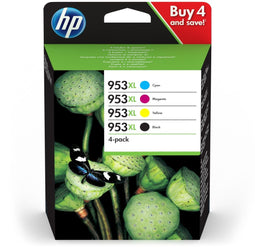 HP 953XL - Inktcartridges - Cyaan Geel Magenta Zwart (4-pack)