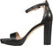 GUESS Omere - Dames Sandalen met Hak - Enkelriempje - Zwart - Maat 36