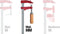 PIHER Lijmklemmen - Gietijzeren Klem MM - Snelspanklem - 20 cm - 1 Stuck