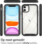 iMoshion Hoesje Geschikt voor iPhone 11 Hoesje - iMoshion 360° Full Protective Case - Zwart / Transparant