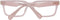 Guess GU8253 53057 bril zonder sterke - Dames - Roze