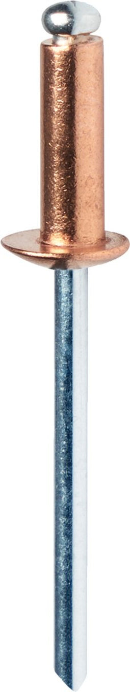 Klinknagels Rapid 5001462 Boor Ø 4 x 10 mm Koper Aluminium (50 Stuks)