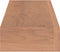 vidaXL - Wandschappen - 2 - st - 110x15x4 - cm - massief - teakhout
