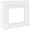 vidaXL - Haardombouw - 100x30x87,5 - cm - bewerkt - hout - wit