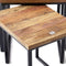 Riviera Maison Bijzettafel - Shelter Island End Table - Set Van 3 Stuks - Zwart