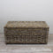 Opbergmand - Met deksel - 95x45x45 - Riet - Rotan - Grey