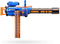 XSHOT Insanity - Motorized Rage Fire - 40 pijltjes - Bleu et orange