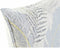 Decoratie Kussen Wit Blauw Bladeren (60 x 10 x 40 cm)