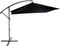 QLT Luxe XXL Zweefparasol - Ø 300 cm - Kantelbaar - Verstelbare Kantelhoek - Taupe