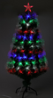 Lumina - Decoratieve glasvezel kerstboom - 60 cm met timer en 8 verlichtingsmodi - meerkleurig