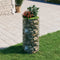 vidaXL - Gabion - paal - rond - Ø100x50 - cm - gegalvaniseerd - staal