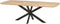 Eettafel Geneve 240 cm verjongde rand - Eikenhout
