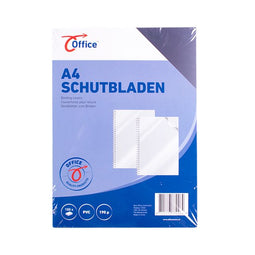 Schutblad office a4 100 stuks 190u pvc officecenter