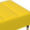 vidaXL - Voetenbank - 77x55x31 - cm - fluweel - geel