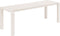 Zuiver Vondel Tuinbank 129,5x45 cm Clay Wit