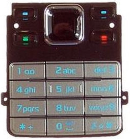 9799749 Nokia Keypad 6300 Silver/Black