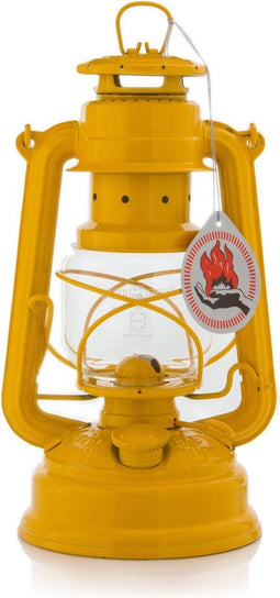 Feuerhand Stormlantaarn Baby special 276 - Geel - 13.5x15x26.5cm - Modern