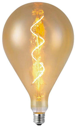 V-TAC VT-2267 - LED Lamp - E27 - Spiraalvormige gloeidraad - Amber - 4W - 250 Lumen - 2700K