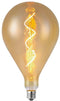 V-TAC VT-2267 - LED Lamp - E27 - Spiraalvormige gloeidraad - Amber - 4W - 250 Lumen - 2700K