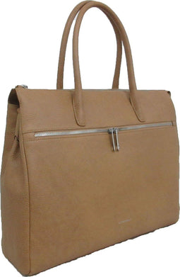 Gigi Fratelli Dames Leren Laptoptas 16-17 inch Romance Business ROM8007 Camel