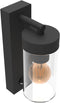 Calex LED Wandlamp Perugia - Wandlamp met Bewegingssensor - IP44 Spatwaterdicht - Zwart - Aluminium