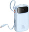 Baseus QPow2 - Powerbank 20000mAh 30W - 2x USB-C - Blauw