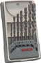 Bosch CYL-3 - Boorset - Betonboren voor klopboormachines - Zilvergrijs (7 stuks)