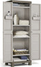 Keter Excellence Opbergkast hoog - 4 planken - 45x65x182cm - Beige/Taupe