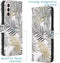 iMoshion Hoesje Geschikt voor Samsung Galaxy S21 Plus Hoesje Met Pasjeshouder - iMoshion Design Softcase Bookcase - Meerkleurig / Glamour Botanic