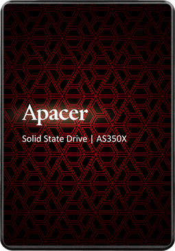 Apacer AS350X - 256GB SSD - SATA III - Zwart