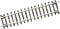 H0 Roco RocoLine (zonder ballastbed) 42411 Rechte rails 119 mm 12 stuk(s)