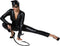 dressforfun Hete kat - Verkleedkostuum - Catsuit met kattenstaart en masker - Zwart