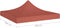 vidaXL - Partytentdak 600D - UV- en waterbestendig - Terracotta (1 stuk)