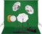 vidaXL - Fotostudioset - met - lampen, - paraplu's, - achtergrond - en - reflector