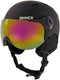 SINNER TYPHOON VISOR - Unisex Skihelm - Rode spiegelvisier - Matte zwart - M