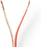 Nedis CAGW2500TR500 Speaker-kabel 2x 2,50 Mm2 50,0 M Folieverpakking Transparant