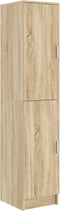 vidaXL - Hoge - kast - in - Sonoma - eiken - 35x39x168 - cm, - Geengineerd - Hout