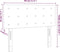 vidaXL - Hoofdbord - 80x5x78/88 - cm - kunstleer - crèmekleurig