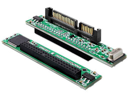 Delock 61987 - IDE naar SATA Converter - 44-pins female naar 22-pins male - Groen Zwart