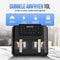 Strex Airfryer XXL - Heteluchtfriteuse - 10L - 2500W - 10 kookprogramma’s