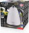 Adler AD 1343 - Waterkoker - 1,5L - Roestvrij staal - Grijs