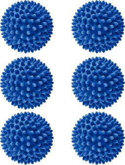 Roegaarden Drogerballen - Wasbollen - 6 Stuks - Siliconen - Sneller droog - Anti-kreuk