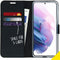 Accezz Galaxy S21 Plus - Flip Cover - Krasbestendig Schokbestendig - Zwart