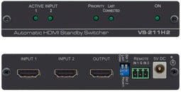 Kramer Electronics VS-211H2 - HDMI-splitter 2x HDMI - Zwart