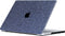 Lunso Geschikt voor MacBook Pro 16 inch M1/M2 (2021-2023) cover hoes - case - Glitter Donkergrijs