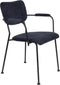 Zuiver Benson Armstoel - Blauw - Set van 2