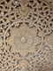 Wanddecoratie houten wandpaneel handgemaakt - mandala - burnt grey 90 cm