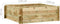 vidaXL - Plantenbak - 120x120x40 - cm - geïmpregneerd - grenenhout